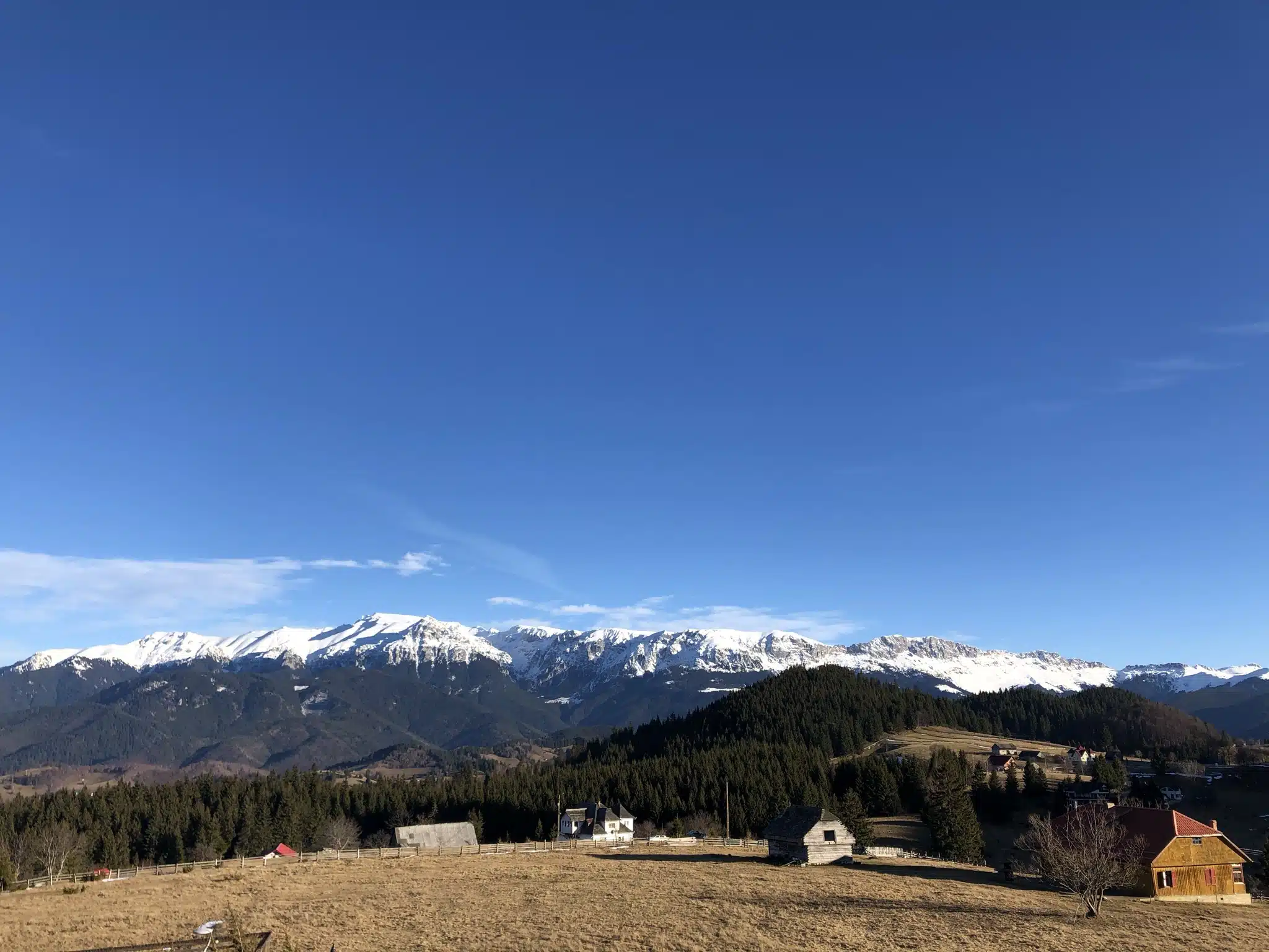 Carpathian mountains taken from a 7 day itinerary in Romania