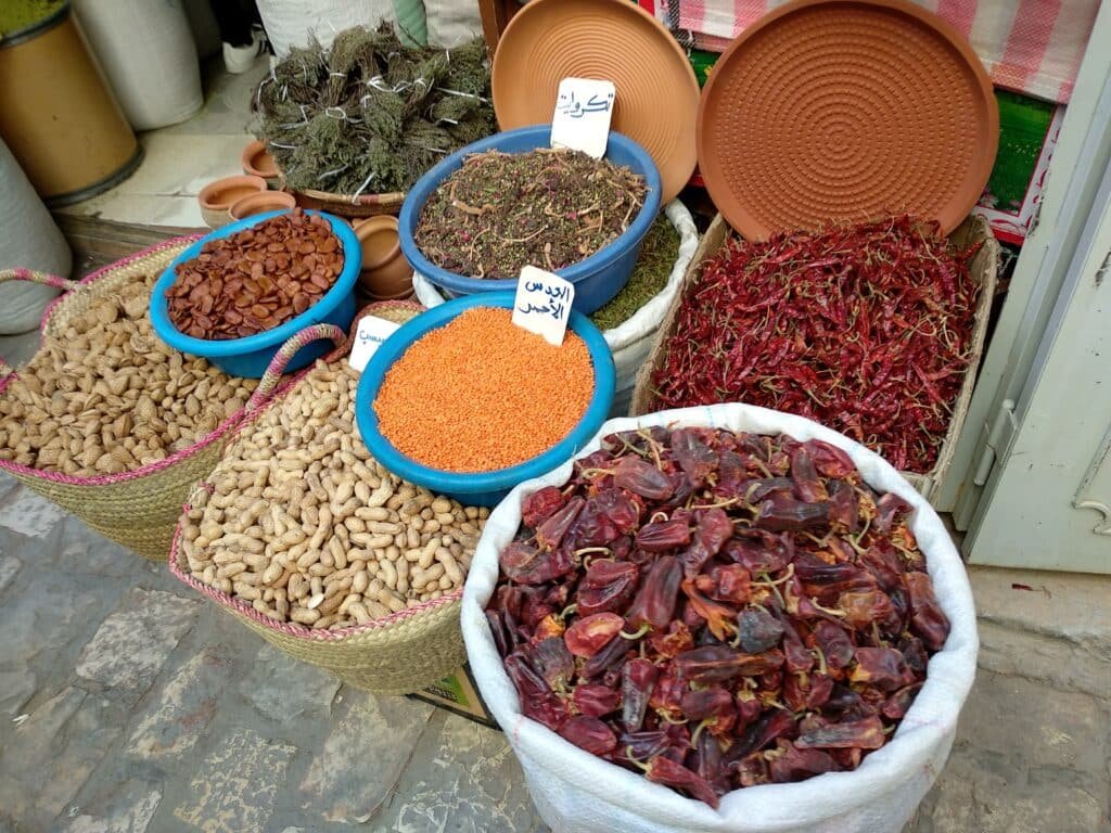 The Labyrinths of the M'zab Valley: In Search of the Cyclopes of Ghardaïa 18 Ghardaïa M'zab valley market, spices