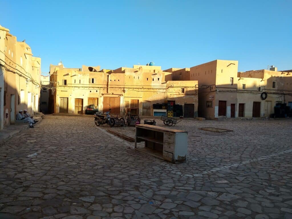 The Labyrinths of the M'zab Valley: In Search of the Cyclopes of Ghardaïa 23 Closed market in Ghardaïa M'zab valley
