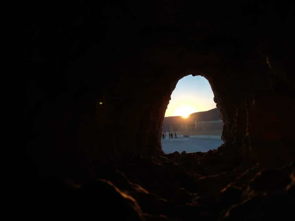 The Labyrinths of the M'zab Valley: In Search of the Cyclopes of Ghardaïa 10 Sunset through a M'zab window