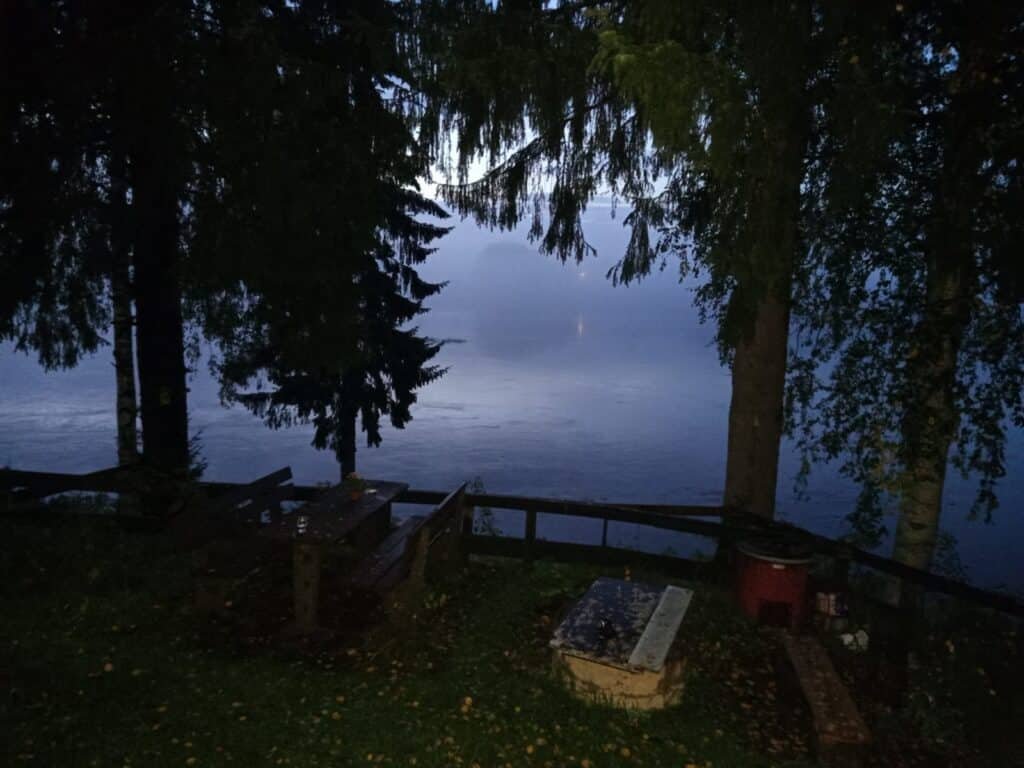 Swedish river side cabin Månsbyn Kalix