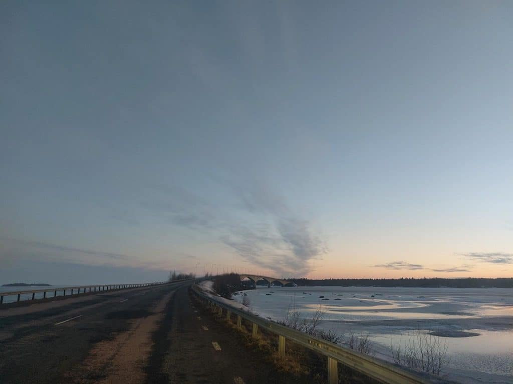 Haparanda archipeleago frozen sea
